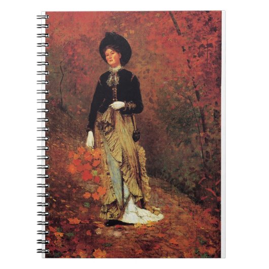 Schilderij van Winslow Homer, Herfst Notitieboek (Voorkant)