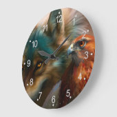 Schilderij van Wolf en Eagle Grote Klok (Hoek)