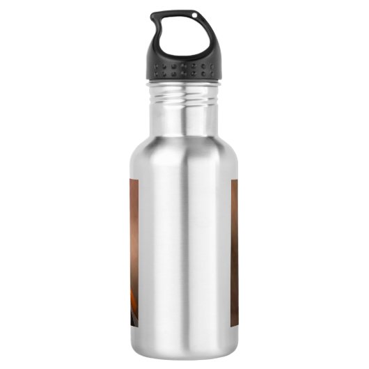 Schilderij van Wolf en Eagle Waterfles (Achterkant)