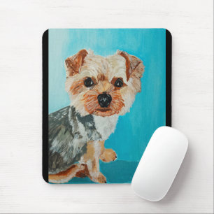 Schilderij van Yorkshire Terrier door Alfred Fox Muismat
