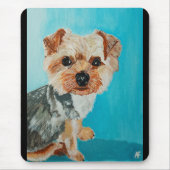 Schilderij van Yorkshire Terrier door Alfred Fox Muismat (Voorkant)