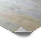  schilderij van Young Lady met bloemen. Poster (Hoek)