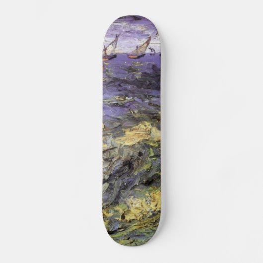 schilderij van zee-olie. Vincent van Gogh. Persoonlijk Skateboard (Voorkant)