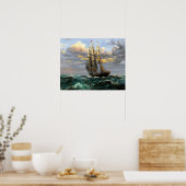 schilderij van zeilboten 48 poster (Keuken)