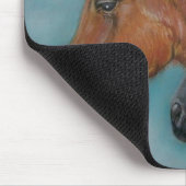 schilderij van zwarte kastanjebruin muismat (Hoek)