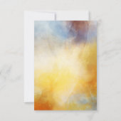 Schilderij verjaardag bedankkaart (Achterkant)