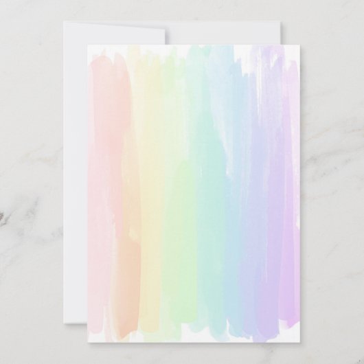 Schilderij Verjaardag Uitnodiging, Paint Party Kaart (Achterkant)