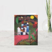 Schilderij Villa R (1919) door Paul Klee  Kaart (Voorkant)
