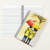 Schilderij vol liefde van tiener en jonge leeftijd notitieboek (Binnen)