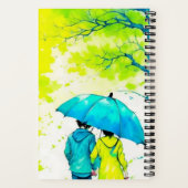 Schilderij vol liefde van tiener en jonge leeftijd notitieboek (Achterkant)