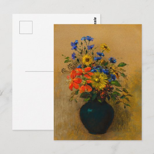  schilderij Wildflowers Briefkaart (Voorkant / Achterkant)