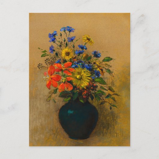  schilderij Wildflowers Briefkaart (Voorkant)
