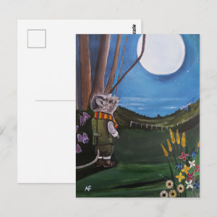Schilderij 'Wishing Upon The Moon' van Alfred Fox Briefkaart