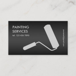 Schilderij zwart visitekaartje