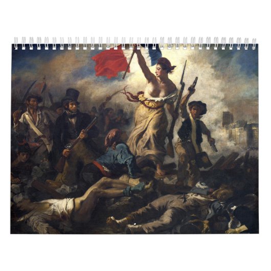 Schilderijen in het Louvre Kalender (Hoes)