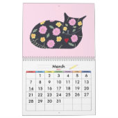 Schilderijen Kunstwerk van de Kalender van Katten  (Mar 2027)