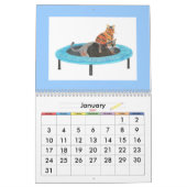 Schilderijen Kunstwerk van de Kalender van Katten  (Jan 2027)