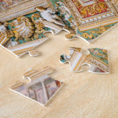 Schilderijen op plafondplaat in de galerij van kaa legpuzzel (Zijkant)