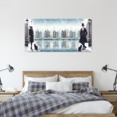 Schilderijen uit Amsterdam & moderne mode modellen Canvas Afdruk (Insitu (Slaapkamer))