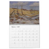 Schilderijen van de Amerikaanse West Calendar Kalender (Feb 2027)