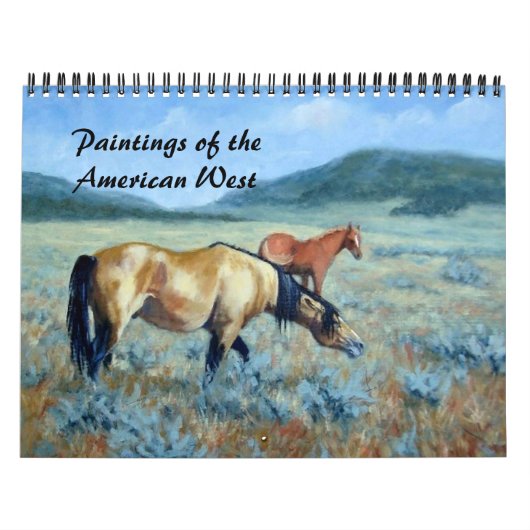 Schilderijen van de Amerikaanse West Calendar Kalender (Hoes)