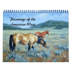 Schilderijen van de Amerikaanse West Calendar Kalender
