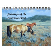 Schilderijen van de Amerikaanse West Calendar Kalender (Hoes)