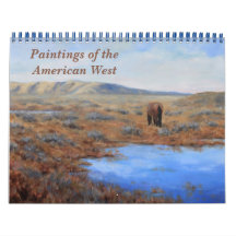 Schilderijen van de Amerikaanse West Calendar