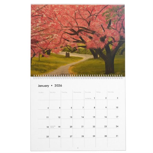 Schilderijen van Gary Poling Calendar Kalender (Jan 2026)