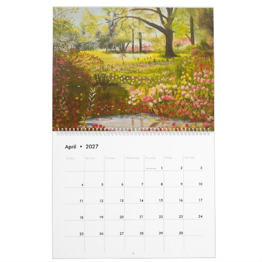 Schilderijen van Gary Poling Calendar Kalender (Apr 2027)