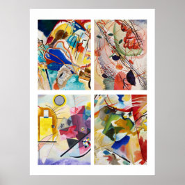 Schilderijen van Kandinsky Poster