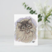 schilderijen van katten briefkaart (Staand voorkant)