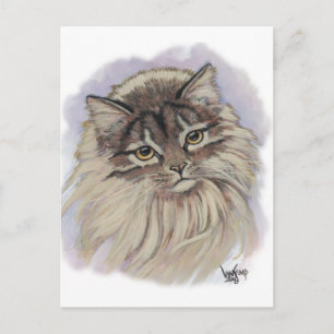 schilderijen van katten briefkaart