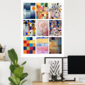 Schilderijen van Klee Poster (Thuiskantoor)