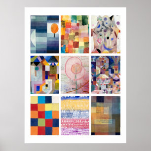 Schilderijen van Klee Poster
