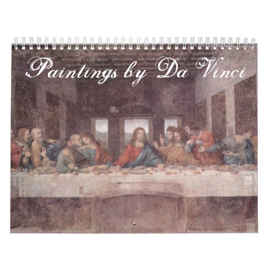 Schilderijen van Leonardo Da Vinci Agenda Kalender (Hoes)