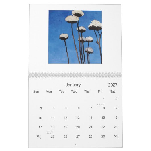 schilderijen van Lisa Feather Knee Kalender (Jan 2027)