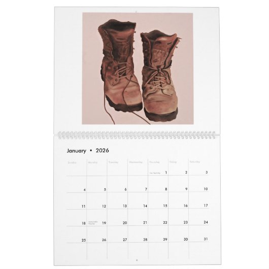 schilderijen van Lorenzo Aguayo Kalender (Jan 2026)