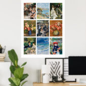 Schilderijen van Renoir Poster (Thuiskantoor)