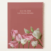 Schilderijen van Rozen in bloei bruiloft Planner (Achterkant)