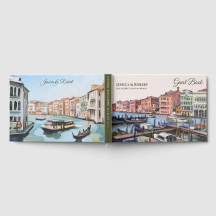 Schilderijen van Venetië, Italië Gastenboek