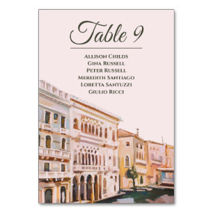 Schilderijen van Venetië, Italië Kaart
