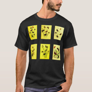 schilderijen van vlinders t-shirt