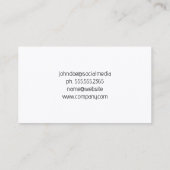 Schilderijhuis Logo | Handgereedschap | Metaalgren Visitekaartje (Achterkant)