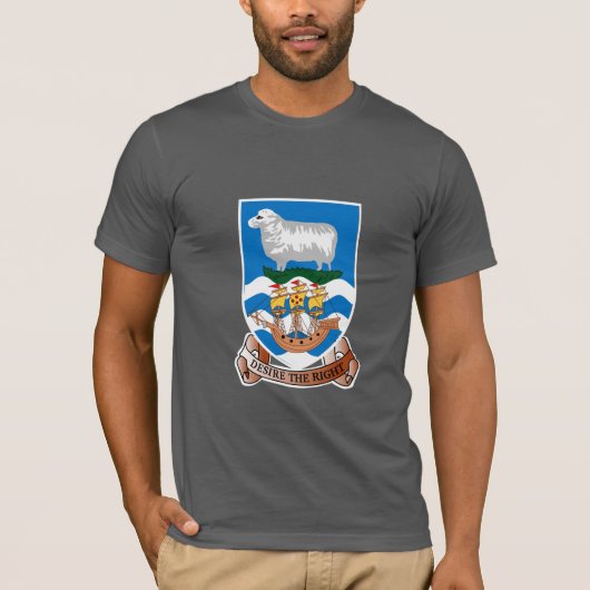 Schildering van de Falklandeilanden T-shirt (Voorkant)