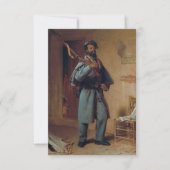  schildering van een beetje oorlogsgeschiedenis: D Bedankkaart (Voorkant)