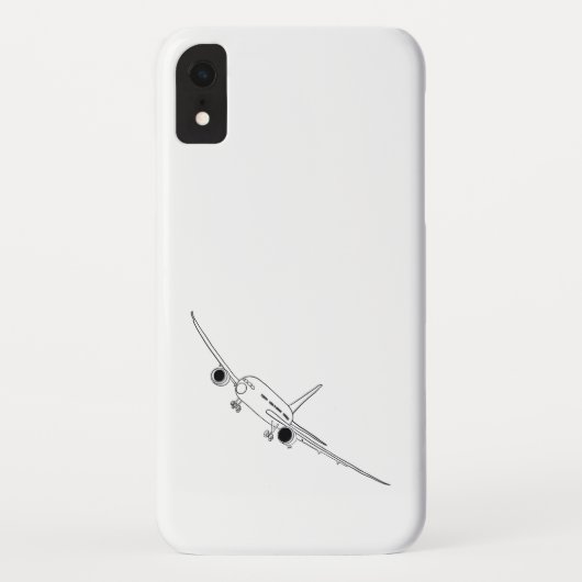 Schildering van het vliegtuig Case-Mate iPhone case (Achterkant)