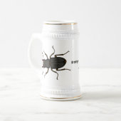 Schildering van keverinsecten bierpul (Voorkant links)