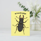 Schildering van keverinsecten briefkaart (Staand voorkant)