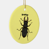 Schildering van keverinsecten keramisch ornament (Rechts)